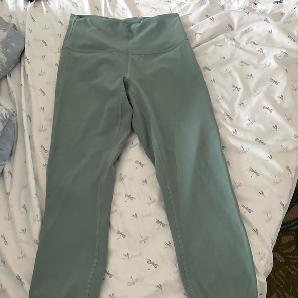 teal lululemon leggings - Picture 1 of 3
